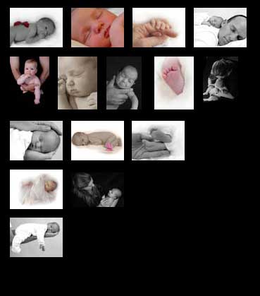 Baby photo thumbnails