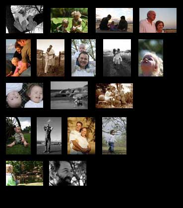 Outdoor photo thumbnails